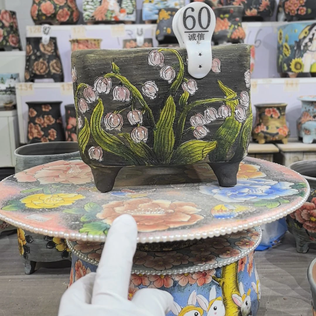 A***花盆红泥景德镇花盆