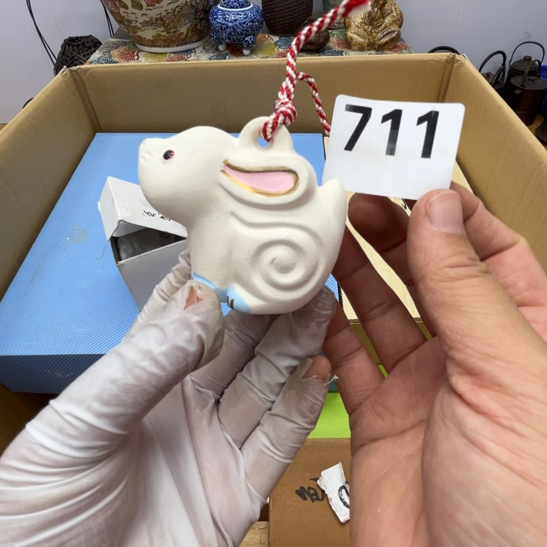 瓷片呀工艺品摆件瓷器摆件正能量