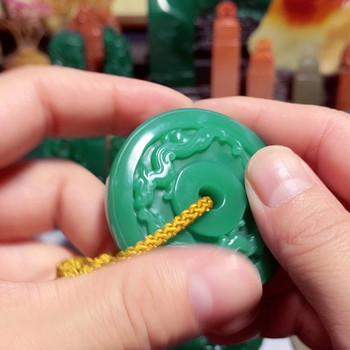 美***秀四川石雅安绿雅玩