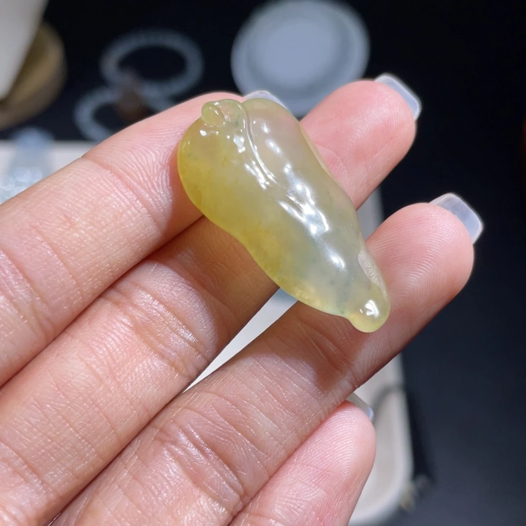 吊坠(不含链)未镶嵌翡翠叶子