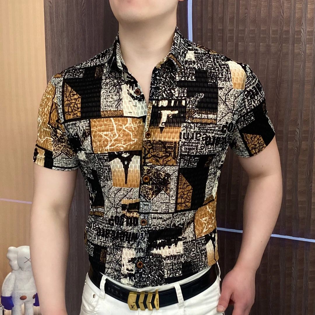 短袖男士时尚K-6