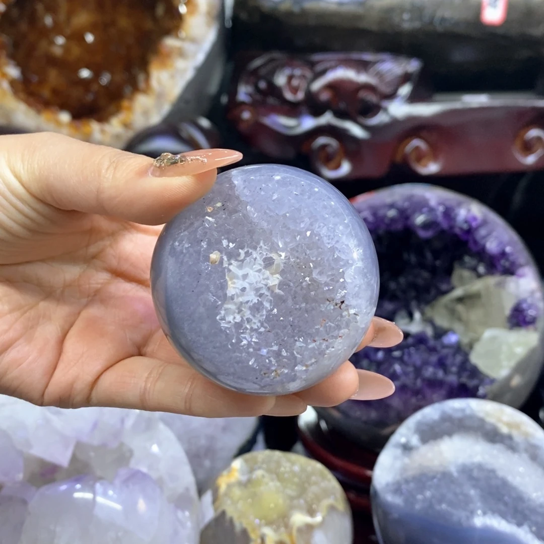 紫晶摆件未镶嵌好好