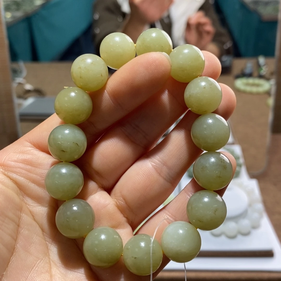 和田玉未镶嵌手链14