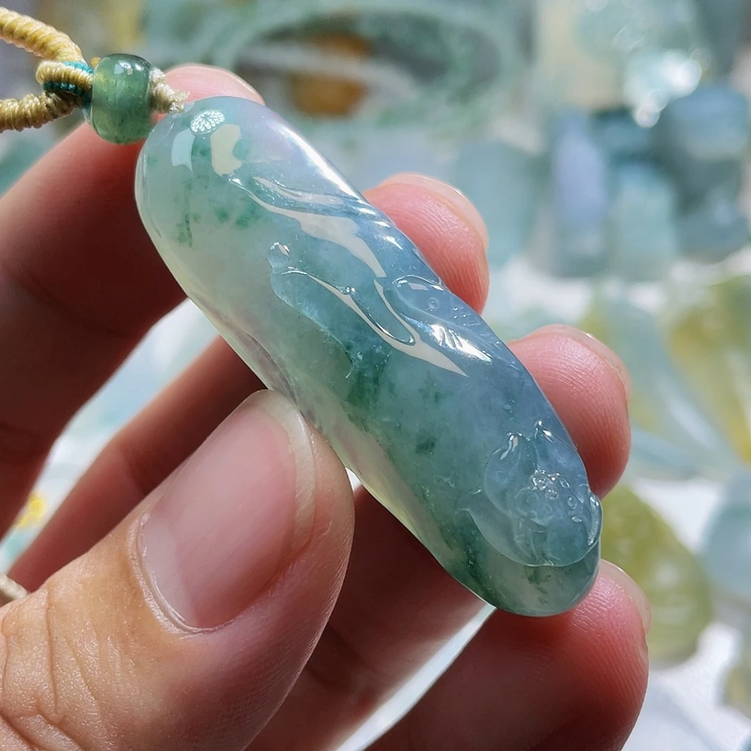 定制翡翠未镶嵌翡翠悟道