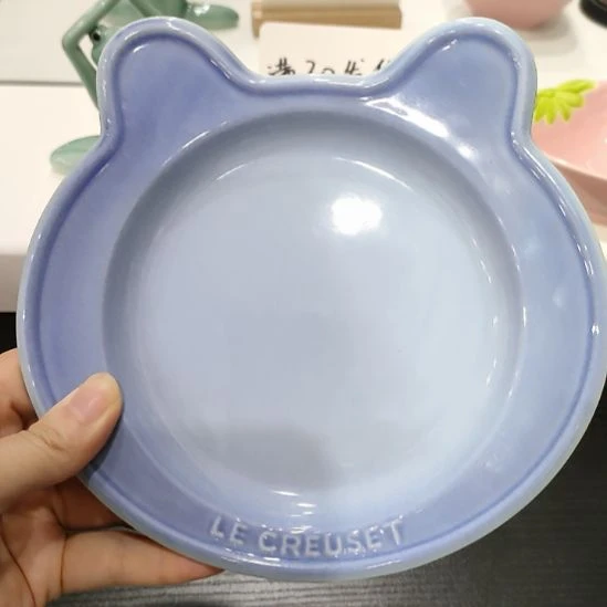 瓷高温瓷釉下彩菜盘