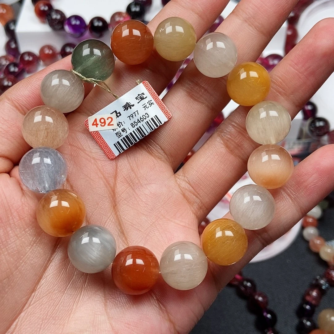 手链水晶未镶嵌兔毛854603