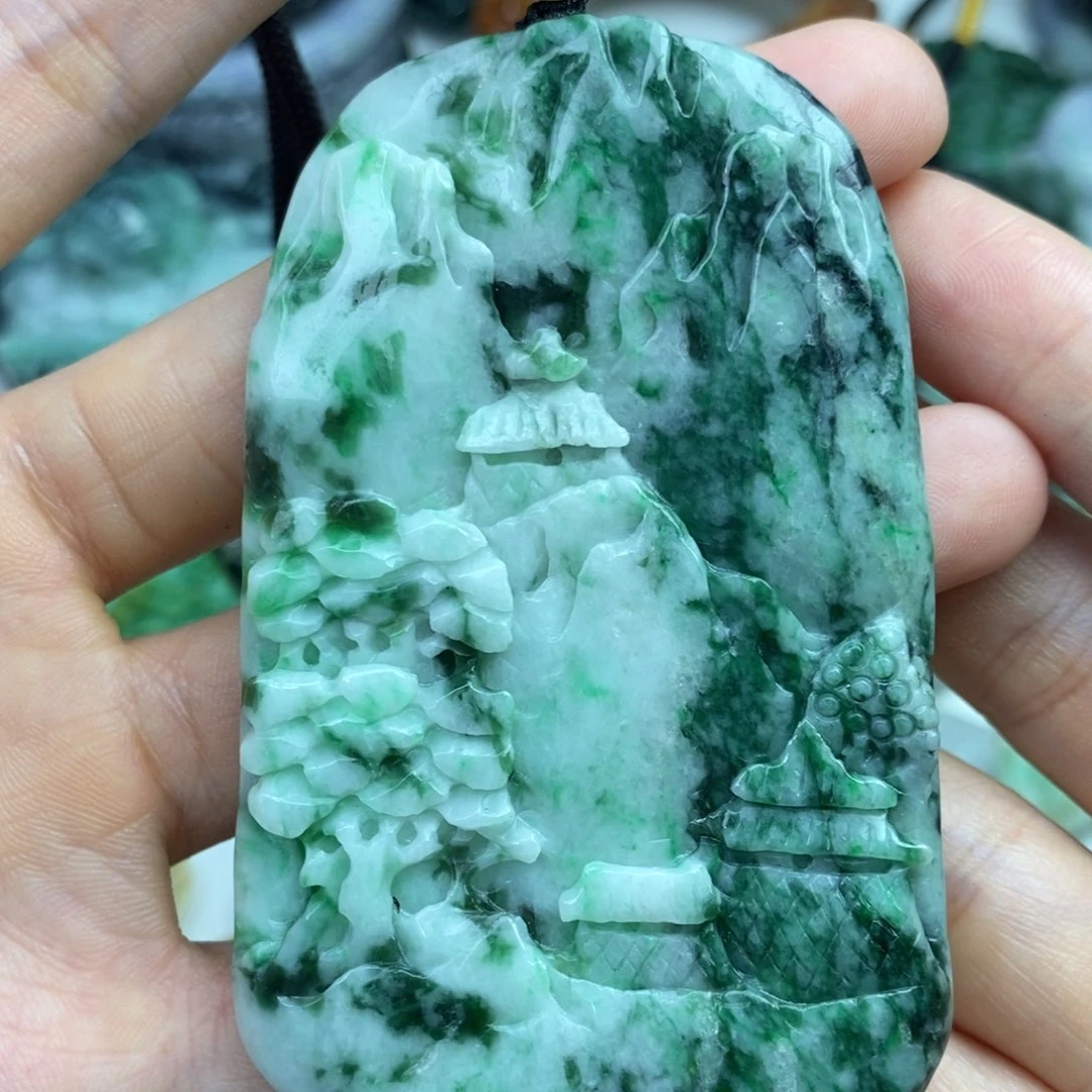 颈饰未镶嵌翡翠吊坠