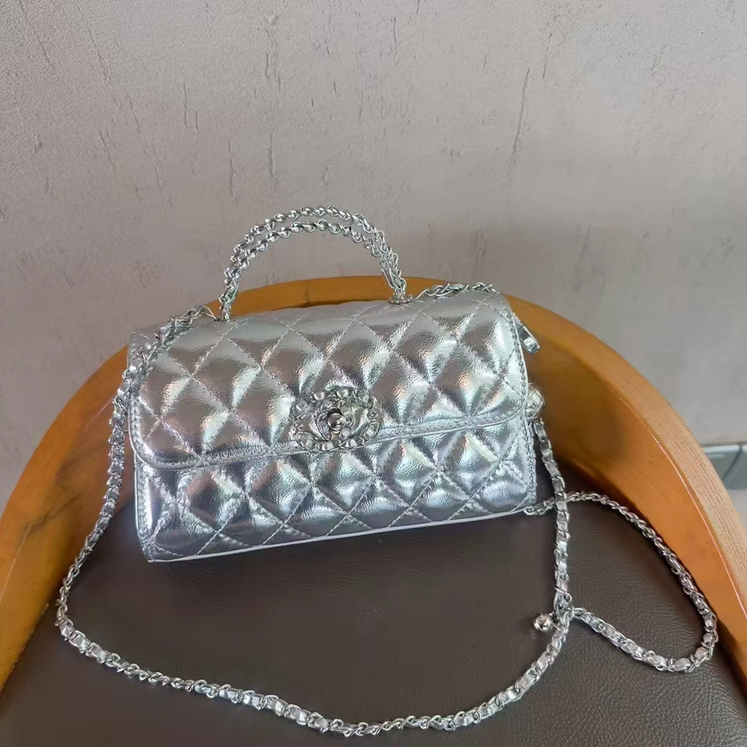 25S (双层手柄) 新款2025横版精致轻奢手拎包单肩斜跨女包