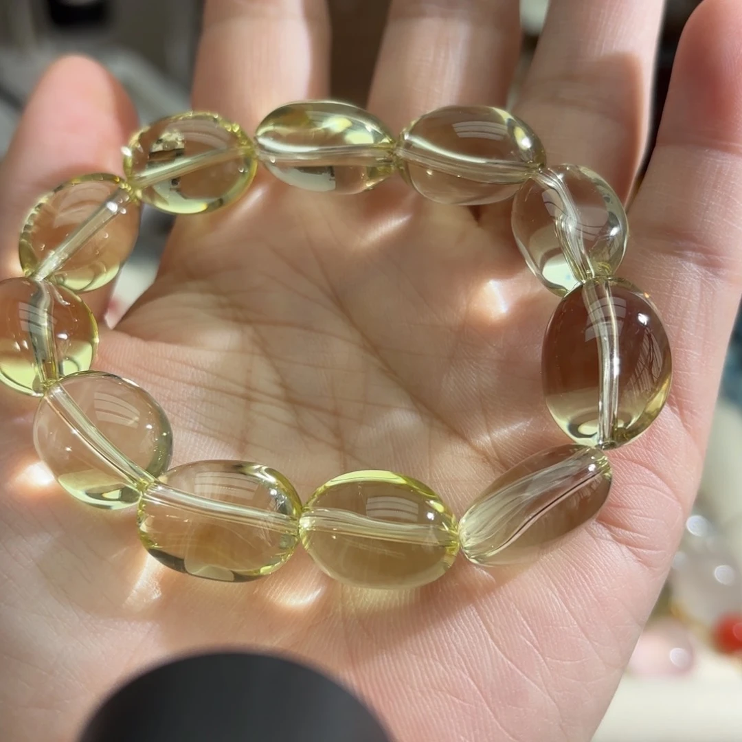 未镶嵌手链水晶黄水晶