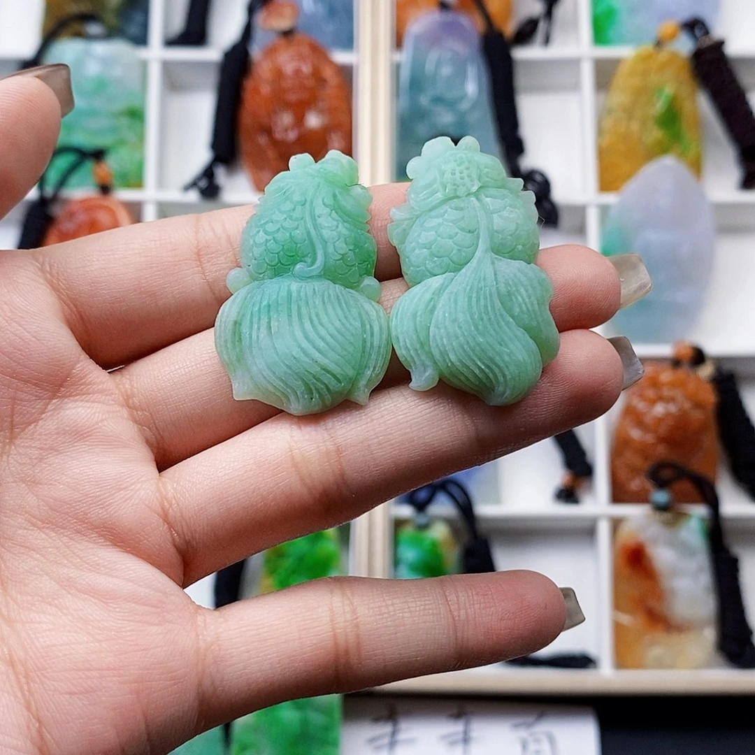 定制翡翠未镶嵌翡翠A货