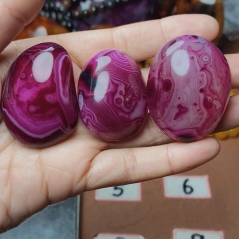 未镶嵌玛瑙/玉髓珠宝奇石圆*