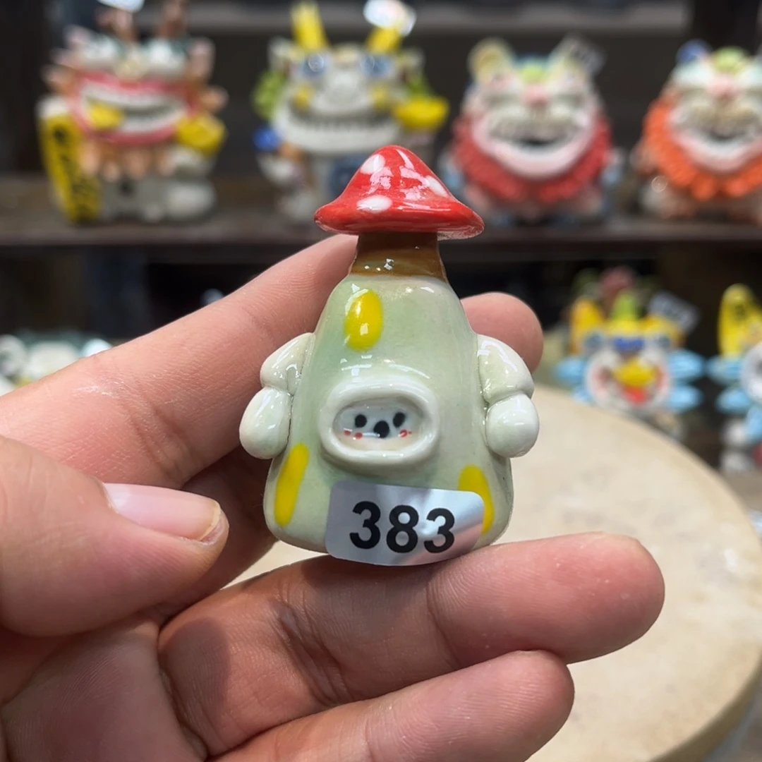 陶瓷纯手工抽象陶瓷摆件383