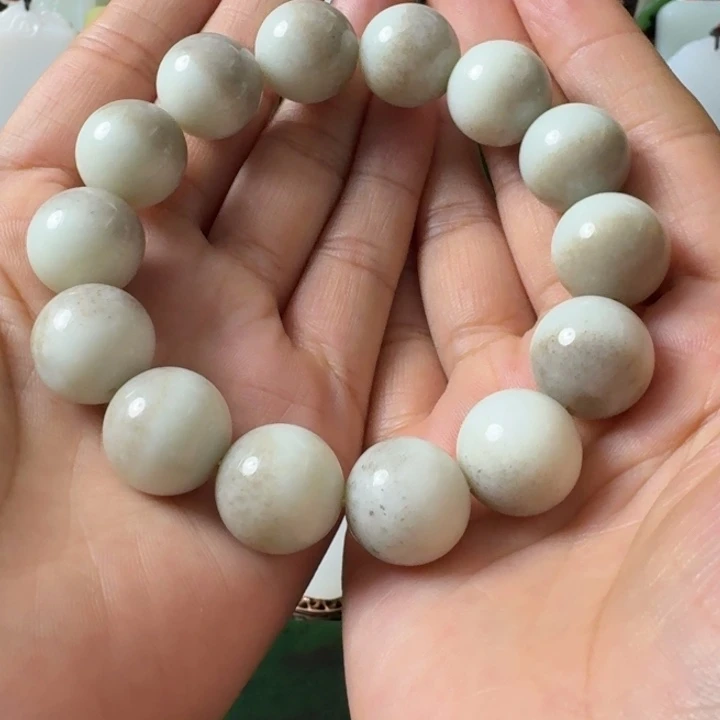 和田玉未镶嵌颈饰青花聚宝盆16