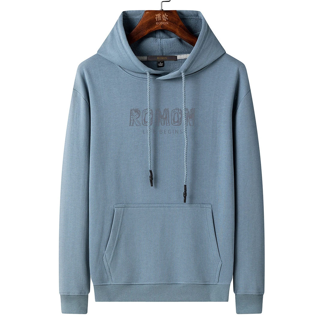 【棉质面料】新款时尚舒适亲肤男士卫衣透气百搭连帽卫衣男