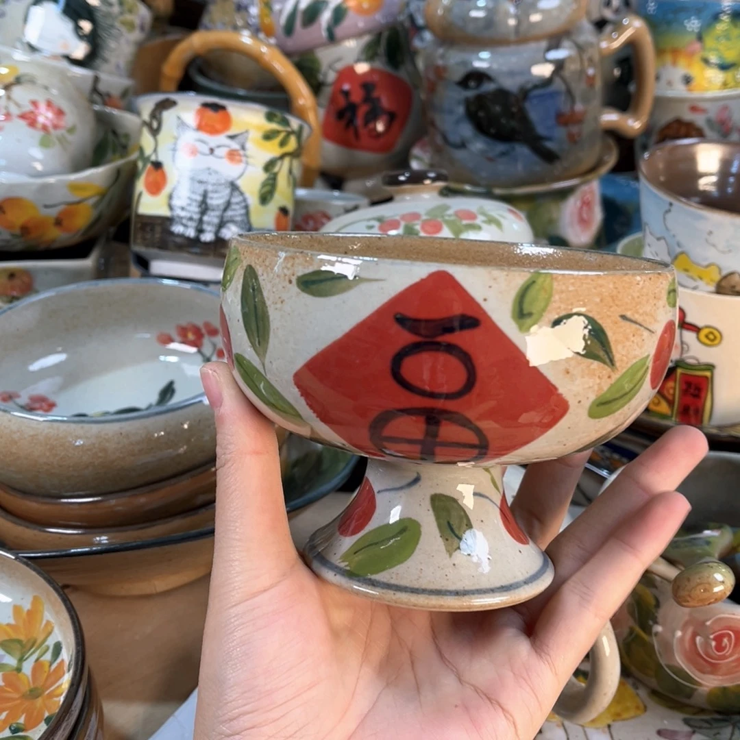 景德镇手工手绘杯