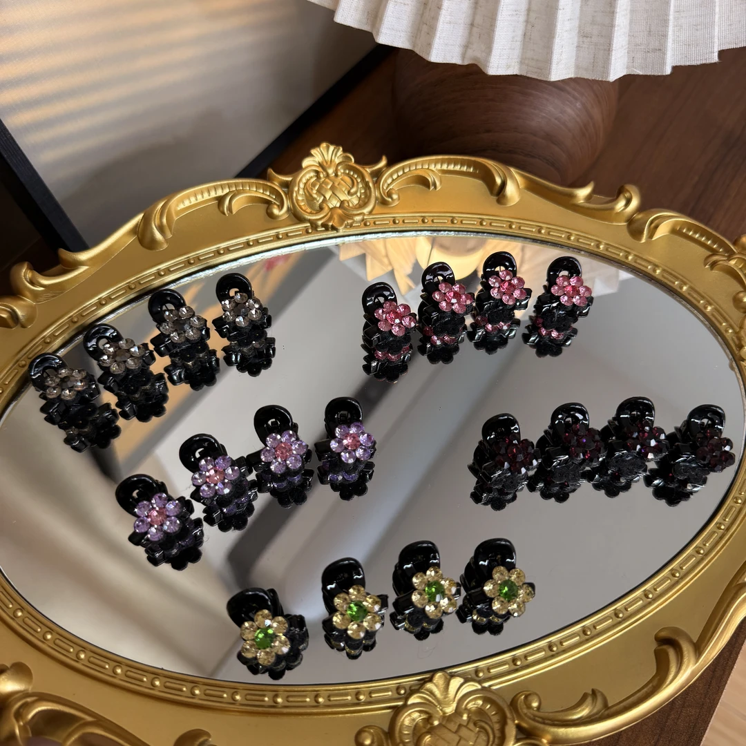 小懿家特惠【水钻发夹】轻奢水钻百搭时尚发饰小夹子高级感2025新款