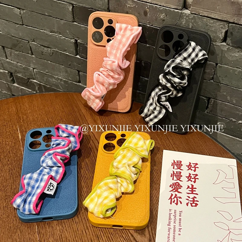 夏天多巴胺腕带壳适用苹果16手机壳iphone15/14/17promax13薄全包