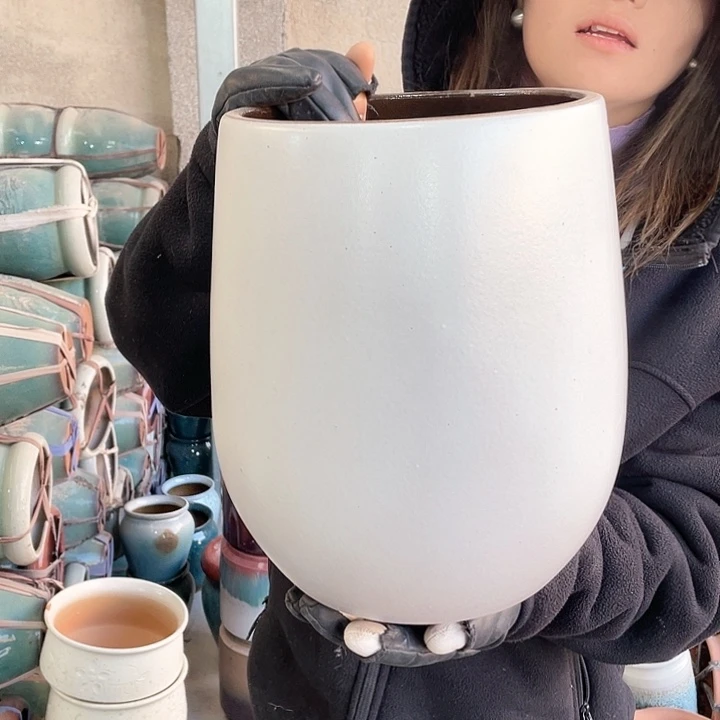 红陶瑕疵口20高30