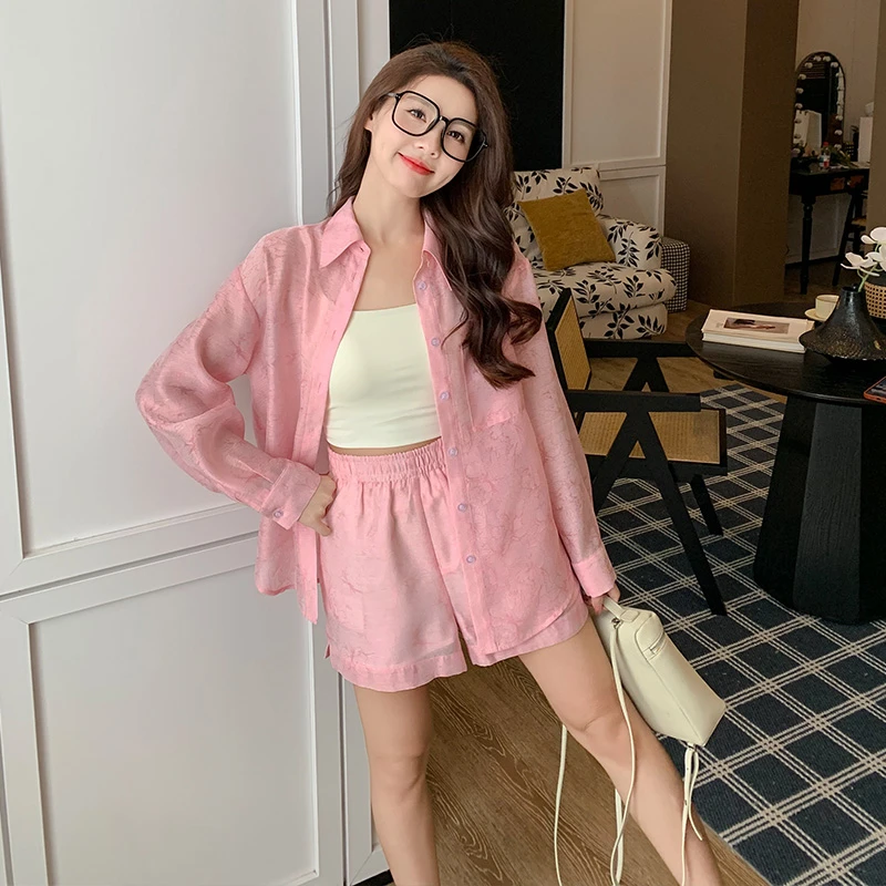 2025时尚韩版休闲运动短裤T恤套装女夏洋气减龄跑步运动服两件套