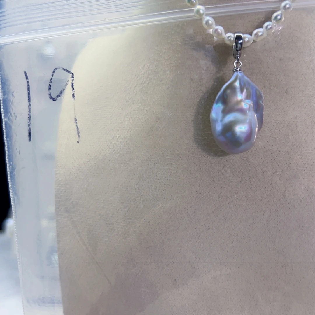 淡水珍珠颈饰合金