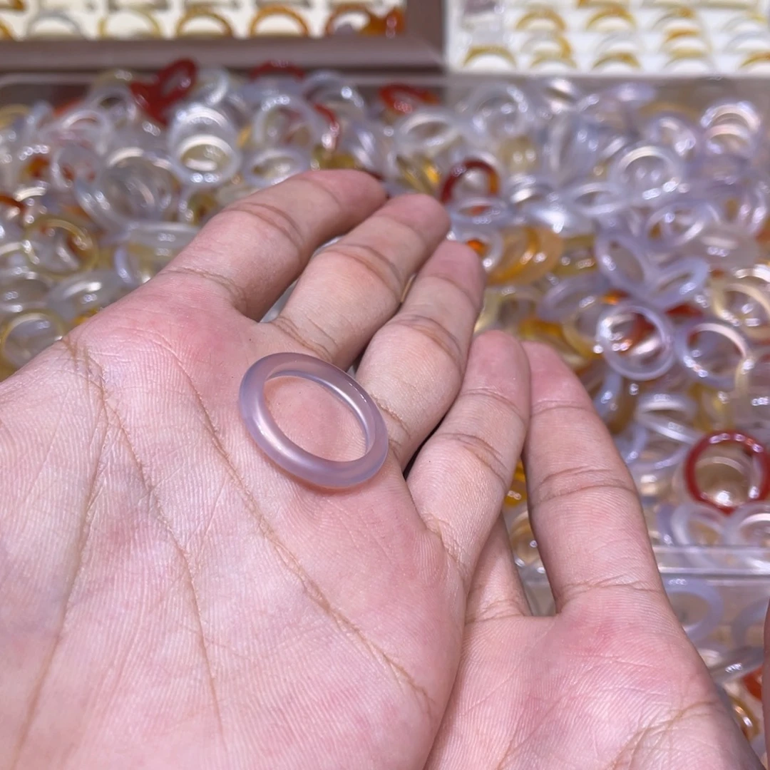 未镶嵌戒指玛瑙/玉髓41号港18