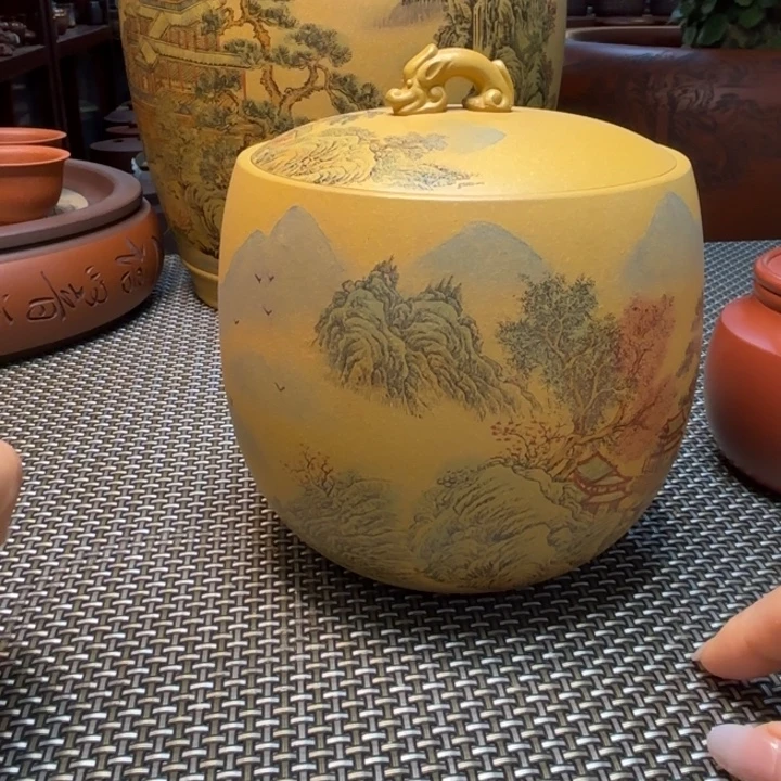 紫砂茶叶罐中高端紫砂茶叶罐