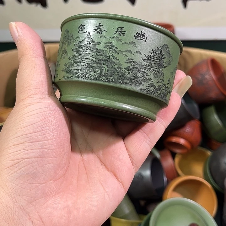 茶杯紫砂全手工紫砂主人杯
