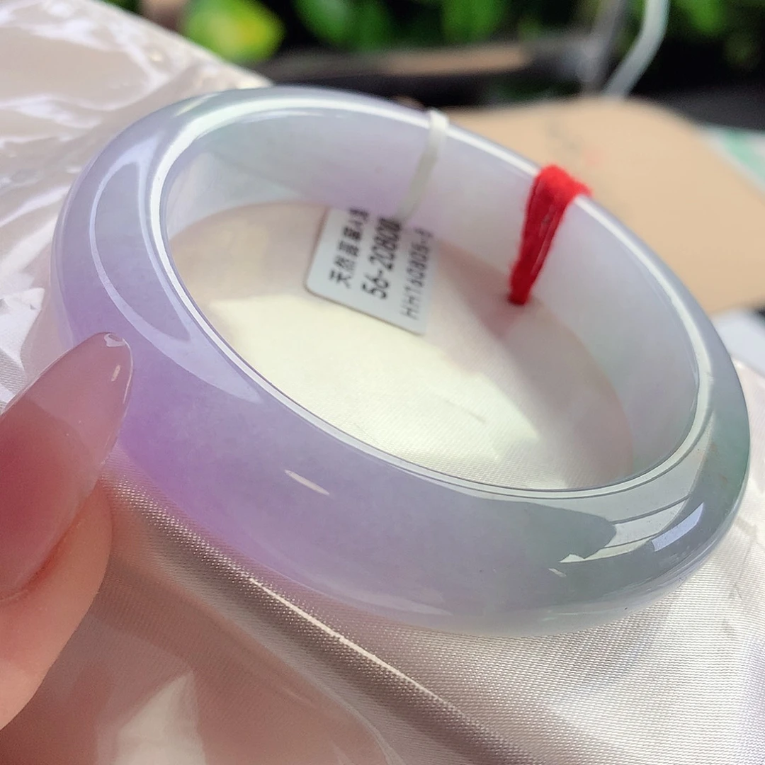 未镶嵌手镯翡翠天然A货翡翠55-56可遇不可求红春18号