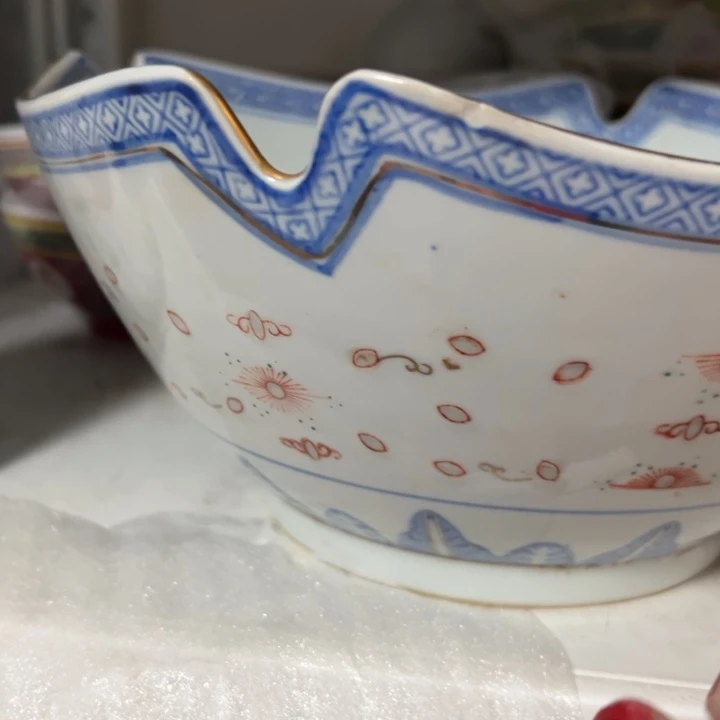 杯君**玉景德镇桃子芭蕉