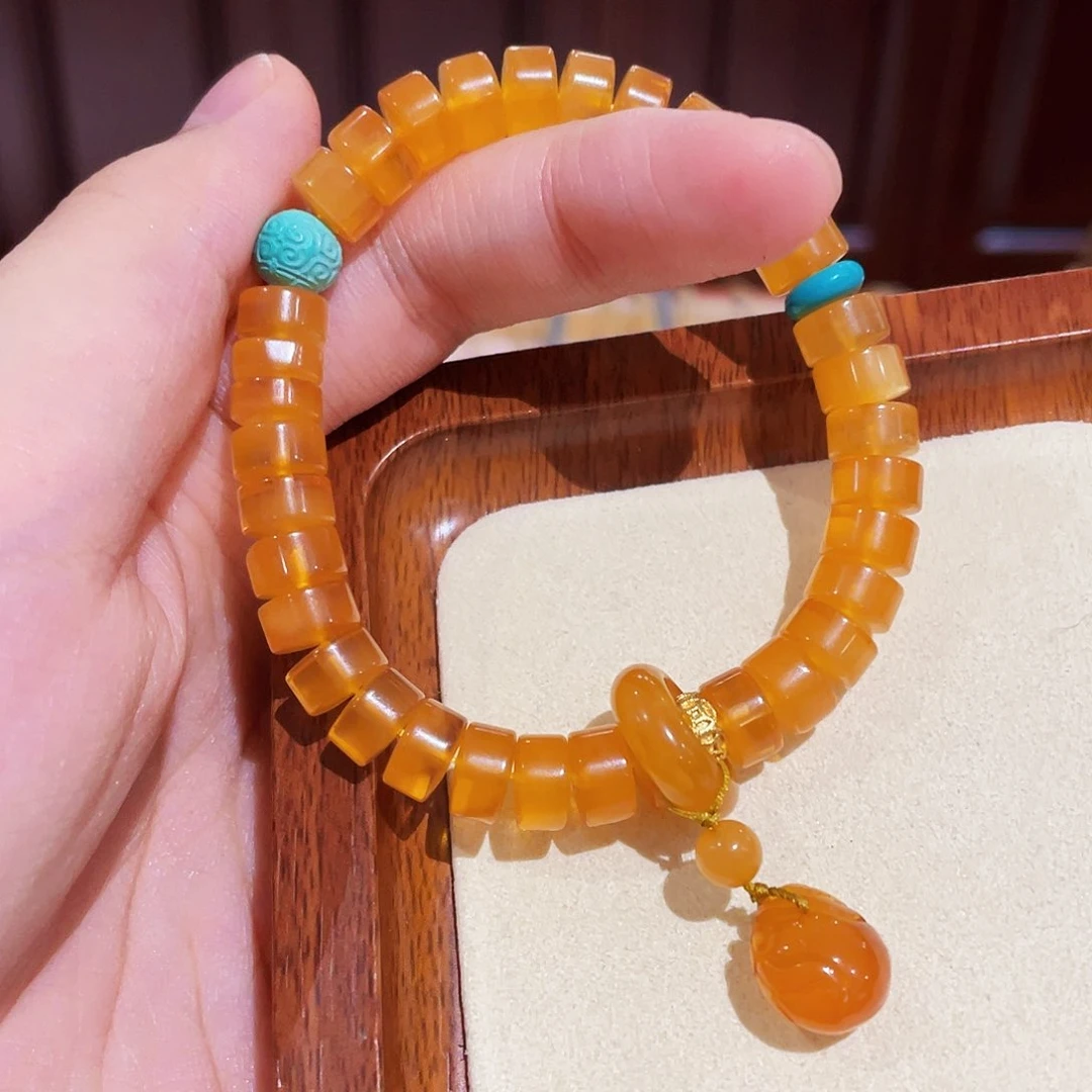 蜜蜡手链未镶嵌手串