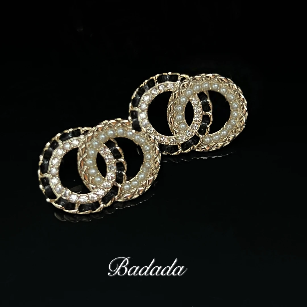 铜合金仿珍珠耳饰 【C6022】轻奢女士气质精致高定耳钉