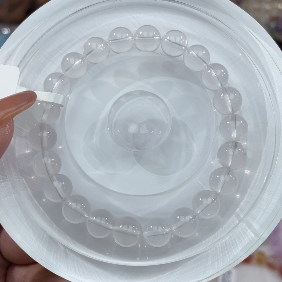 手串未镶嵌水晶028奶白晶水晶8m+