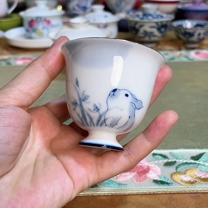 【闪购商品】玉兔望月清如杯