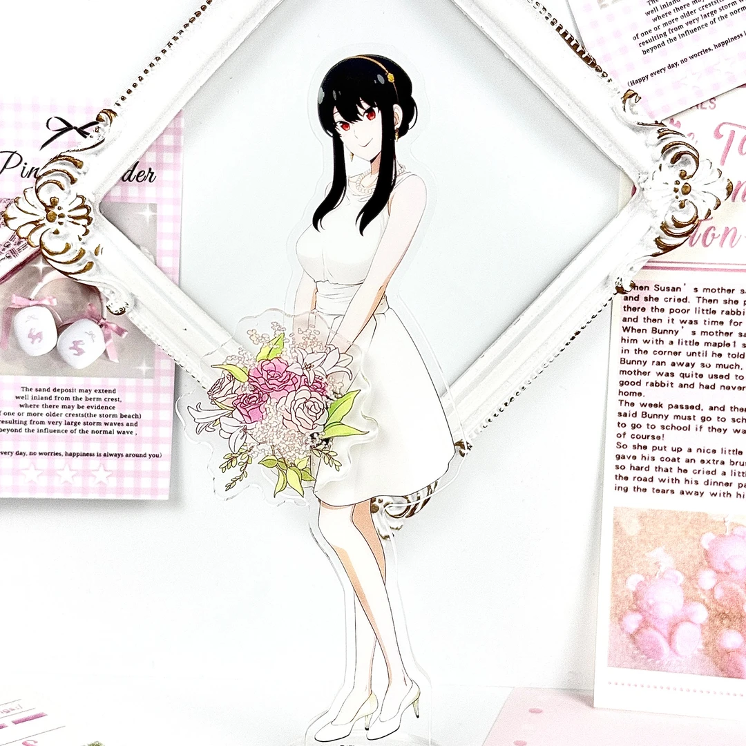 MoonMong手捧花立牌夹子谷子美化亚克力摆件周边道具二次元拍摄