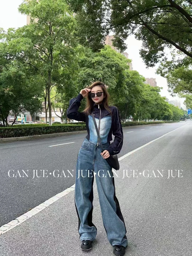 revan设计师品牌 春夏福福 时尚直筒牛仔裤1190 ganjue买手店