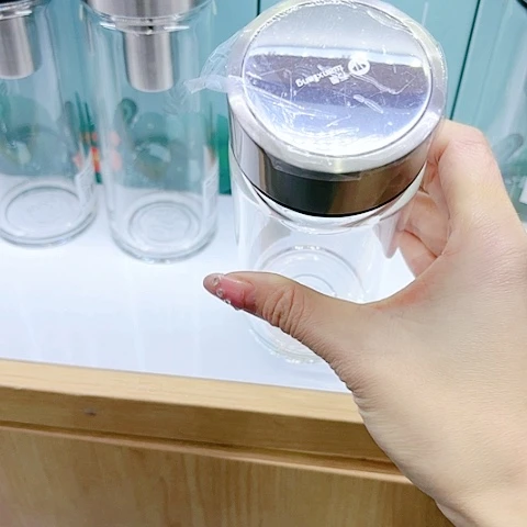 万象玻璃单层U302，380毫升钛银