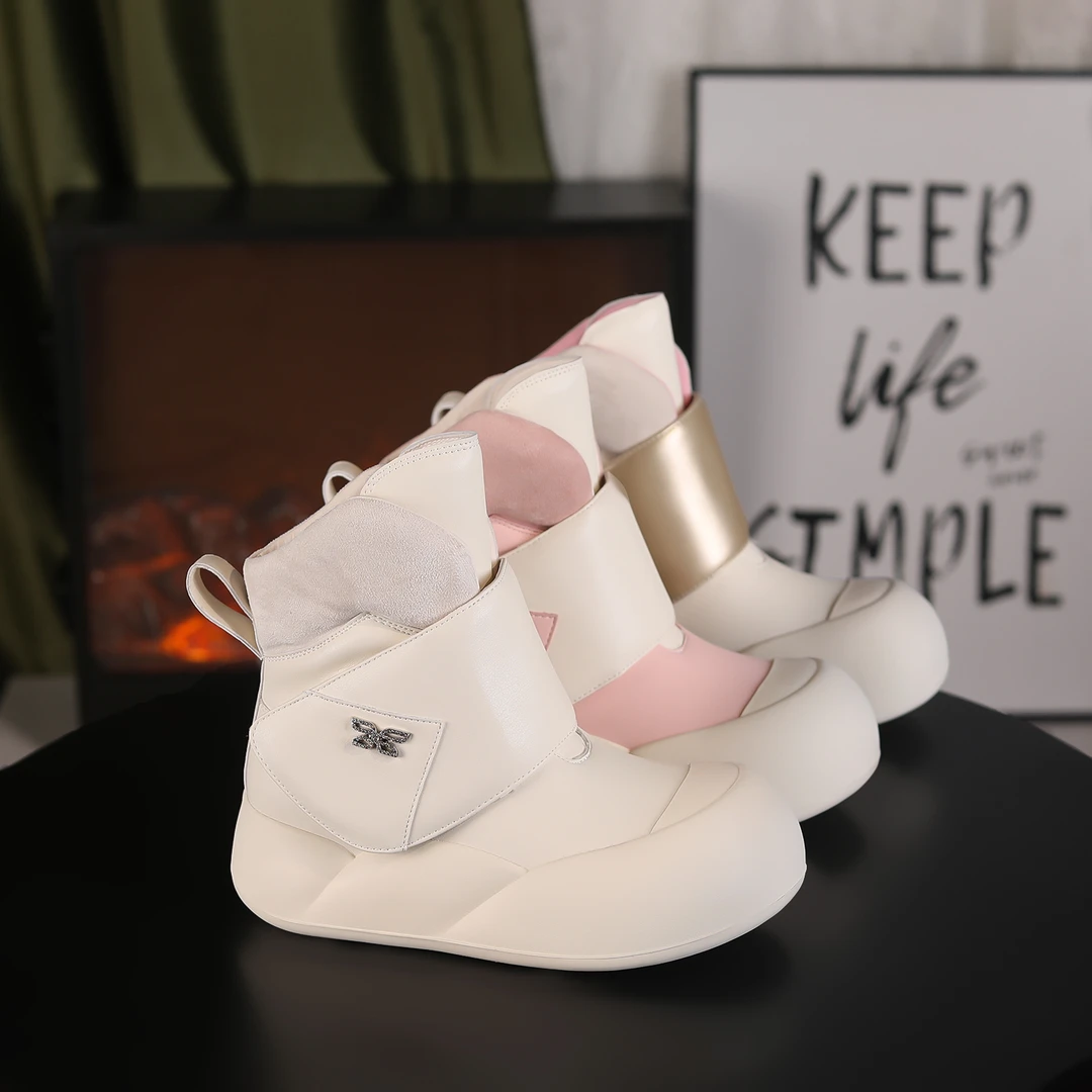 【尺码不多了】时尚厚底增高5cm潮流百搭女士雪地靴23225-2