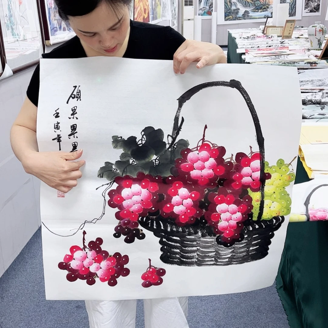国画宣纸国画纯手绘作品