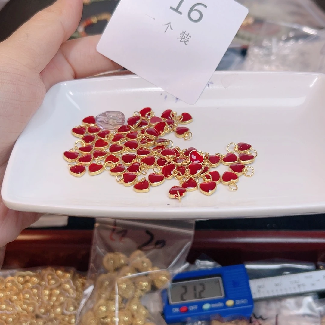 紫晶珠宝半成品银S925镀金镶嵌16