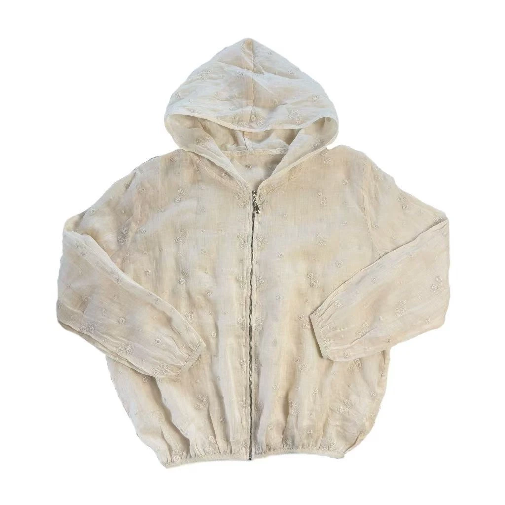 SENSE 25年 苎麻刺绣外搭防晒衫