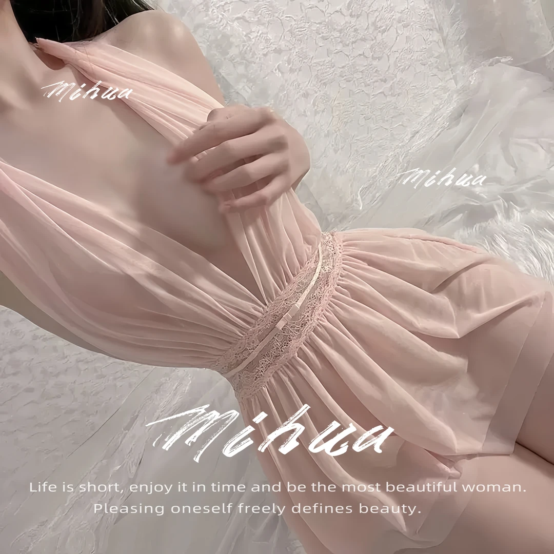 【性感女神】80-160斤大码胖mm蕾丝睡衣大深V聚拢诱惑纯欲风显瘦辣