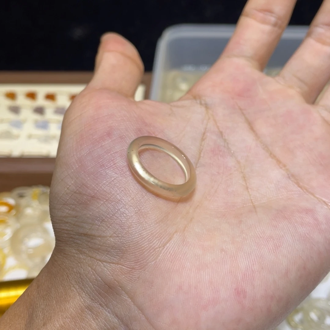 玛瑙/玉髓未镶嵌戒指84号港17