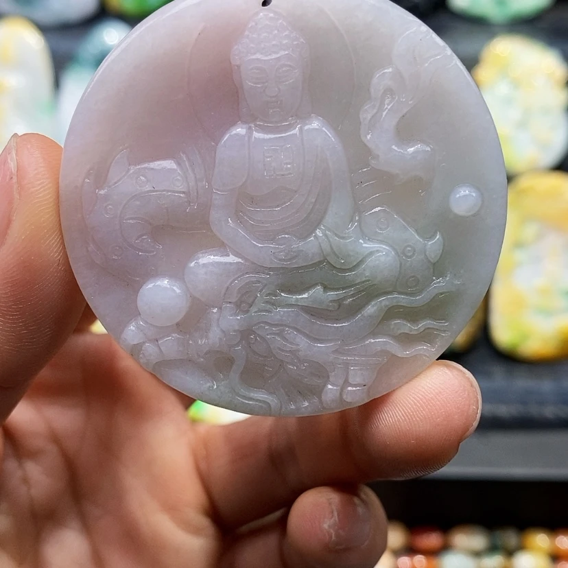 【闪购商品】翡翠颈饰未镶嵌翡翠A货一物一证