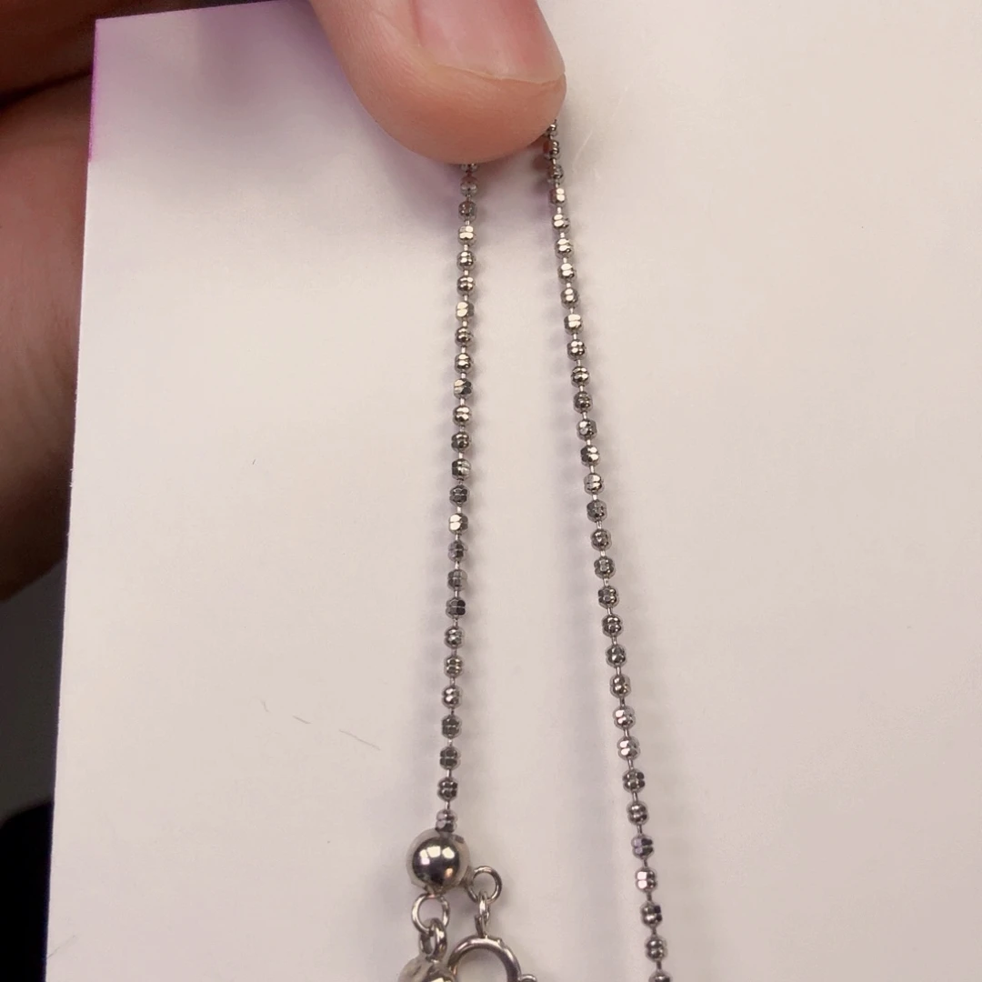 翡翠银S925镶嵌颈饰一件