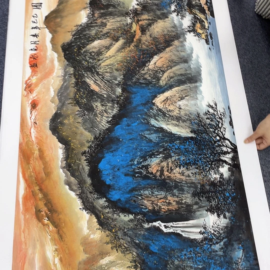 国画作品小姐姐放漏…