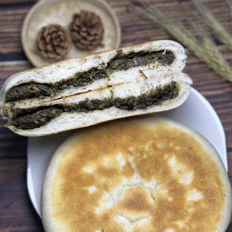 苏北家乡味道马菜饼正宗马齿菜饼馅料饱满手工马菜饼现做现发