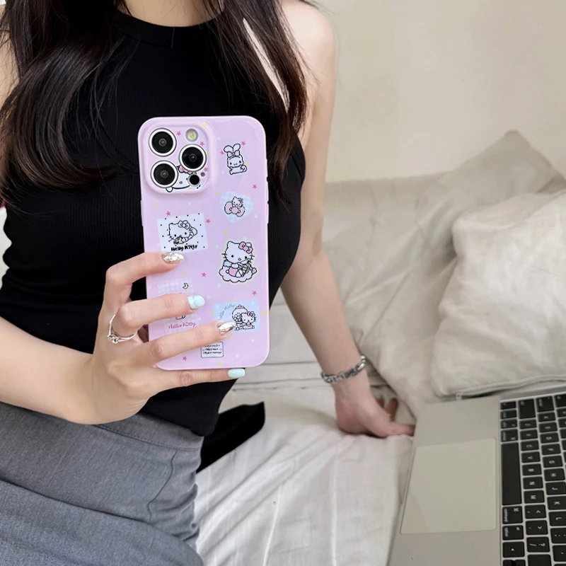 凯蒂猫适用苹果16promax手机壳苹果16新款15pro小众15不撞款14/13