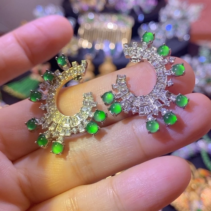 【闪购商品】银S925镶嵌挂件翡翠