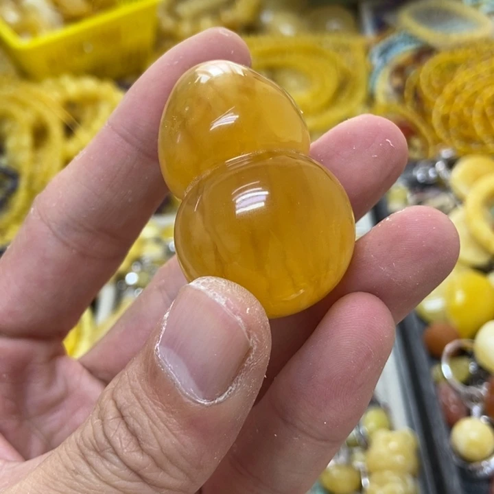 裸石蜜蜡未镶嵌吊坠