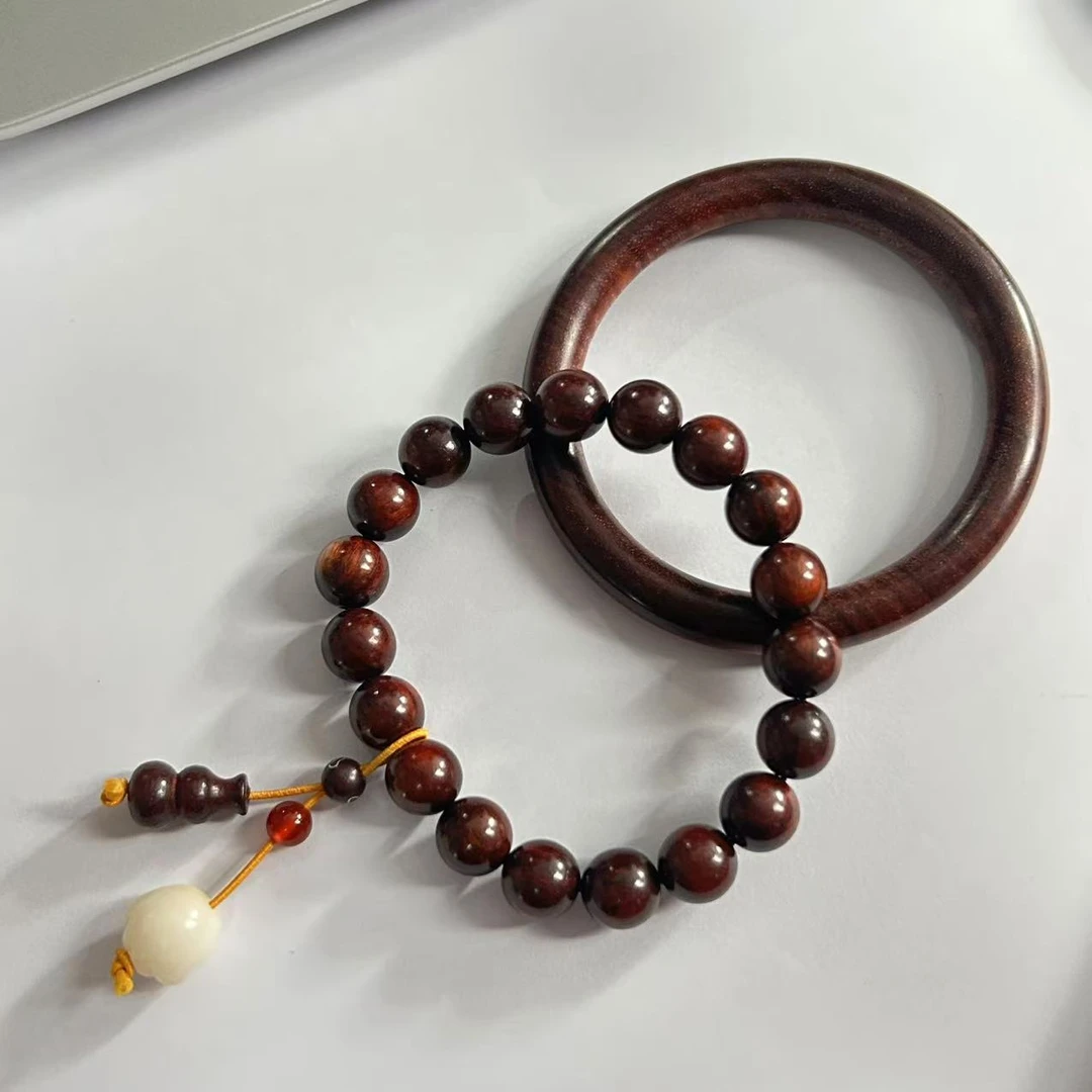 【睿泽鉴宝】檀木手镯套装多样性发一（54-64） 8mm GS5368
